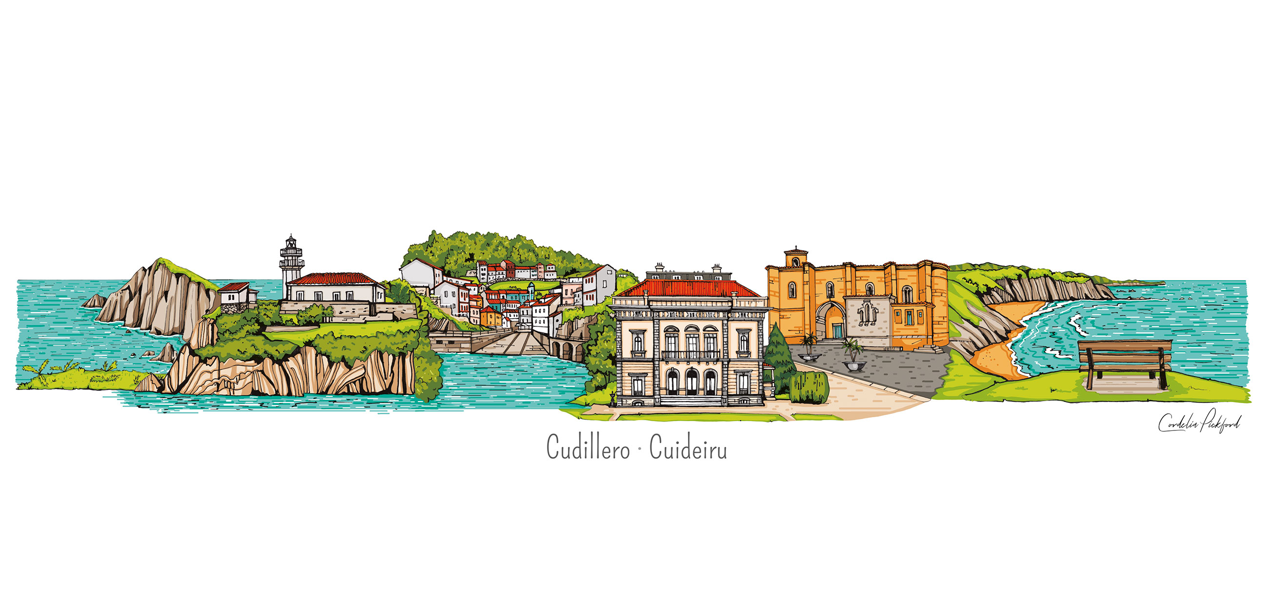 Skyline de Cudillero