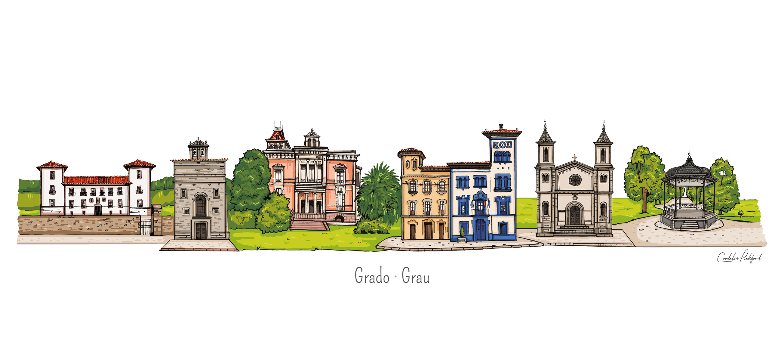 Skyline de Grado