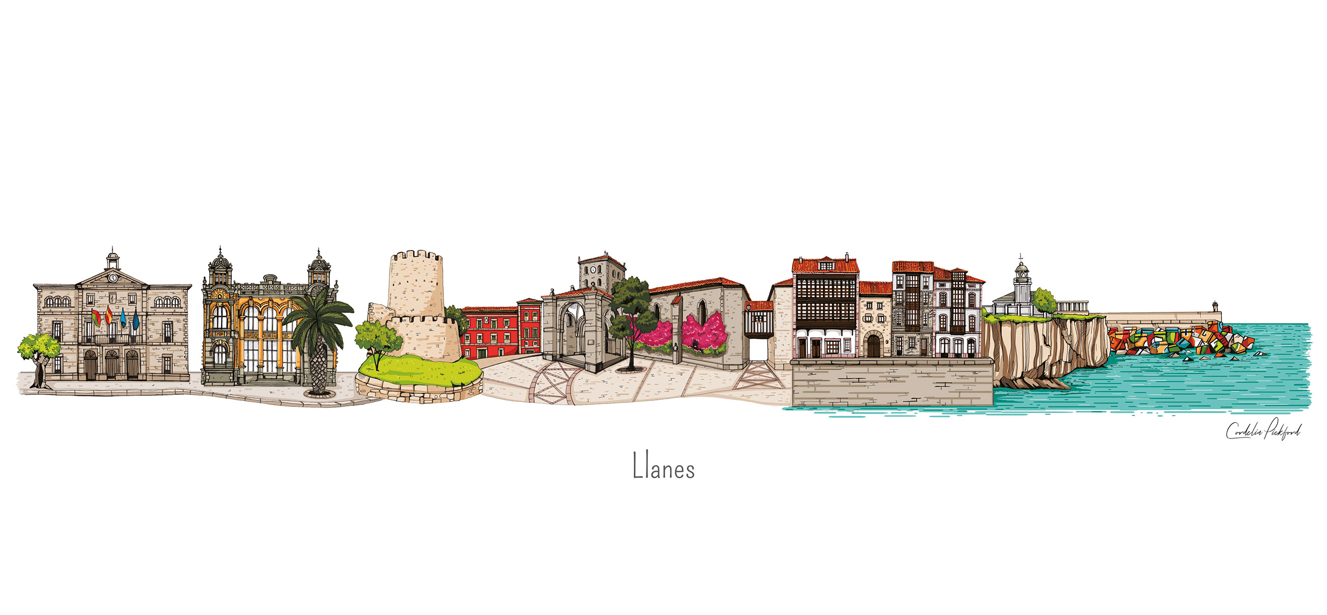Skyline de Llanes