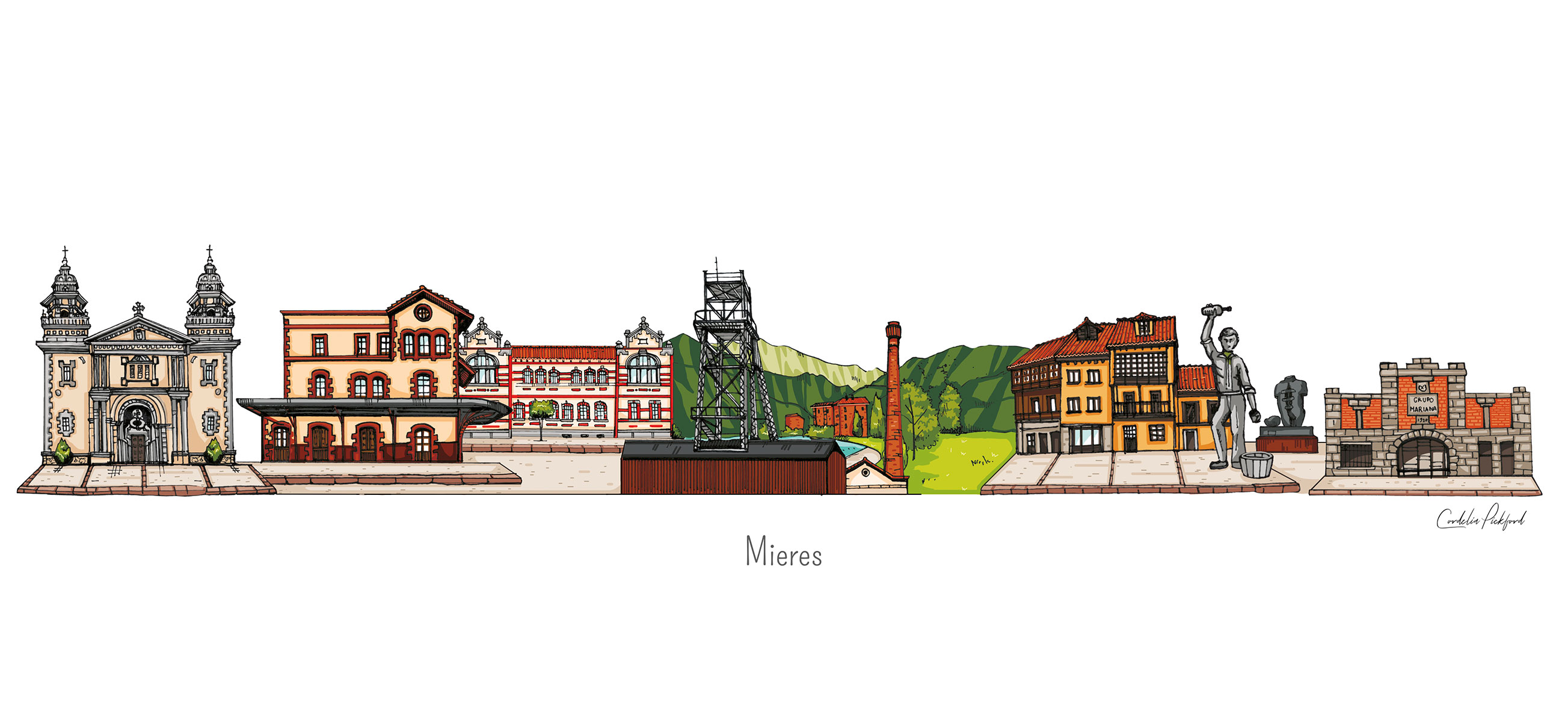 Skyline de Mieres