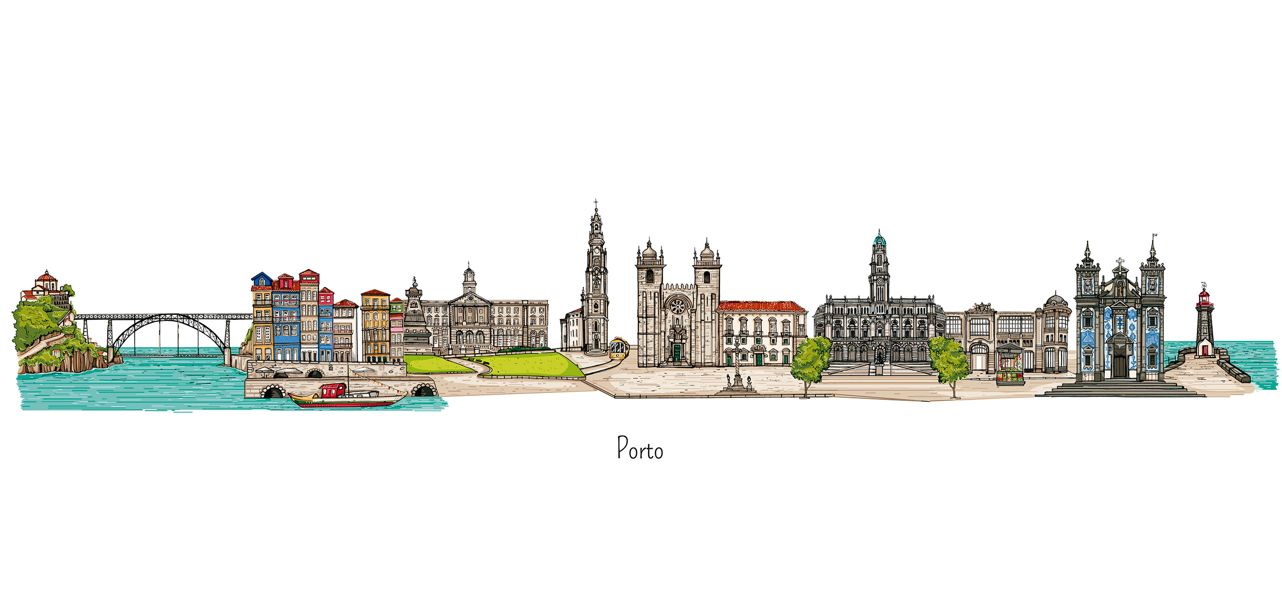 Skyline de Porto