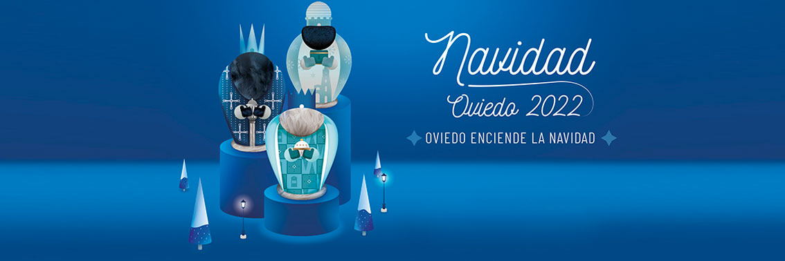 carteleria de Navidad Oviedo 2022