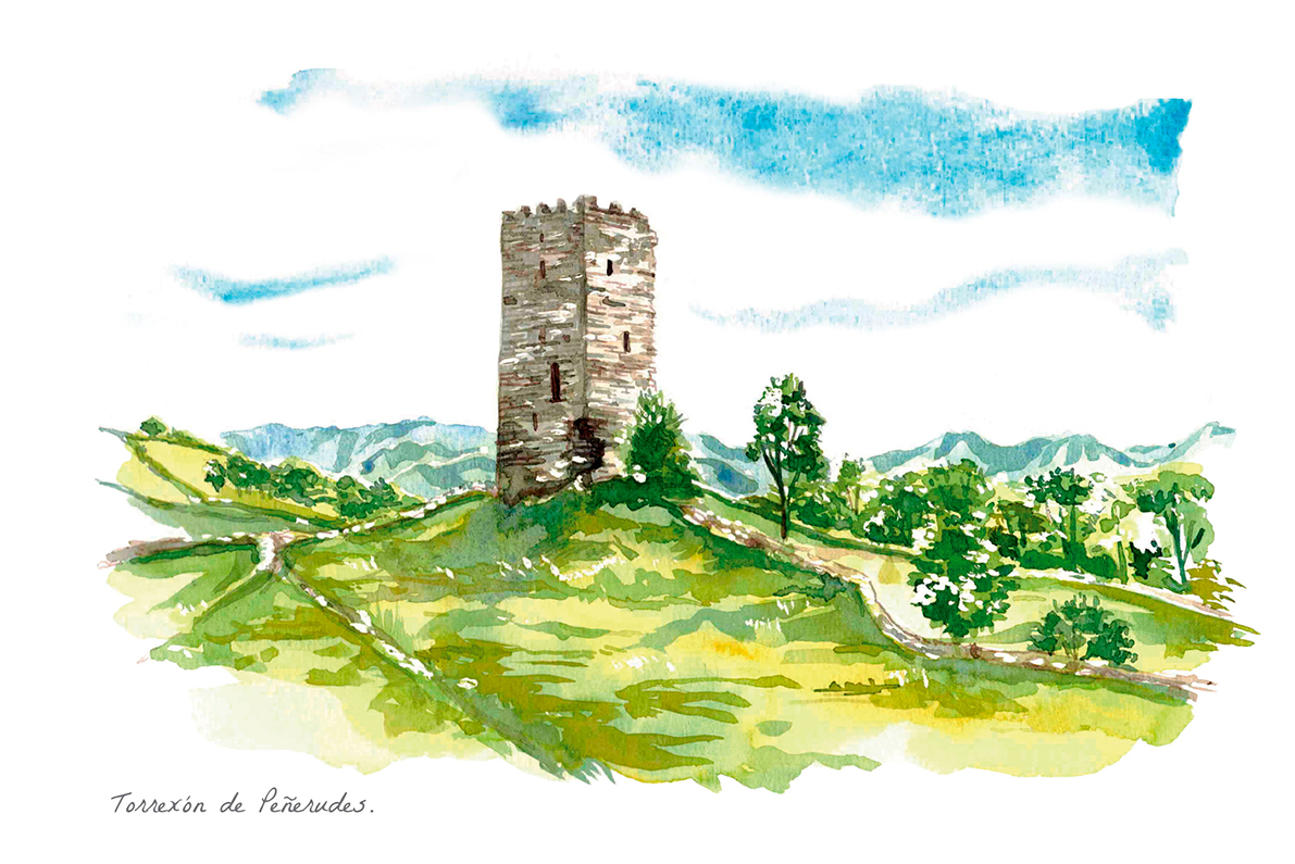Acuarela de Asturias
