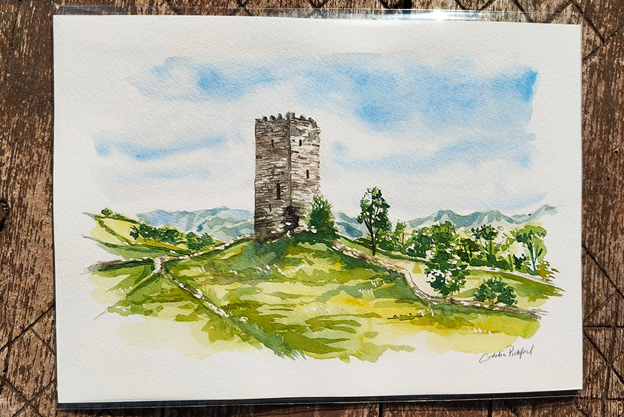 Acuarela de Asturias