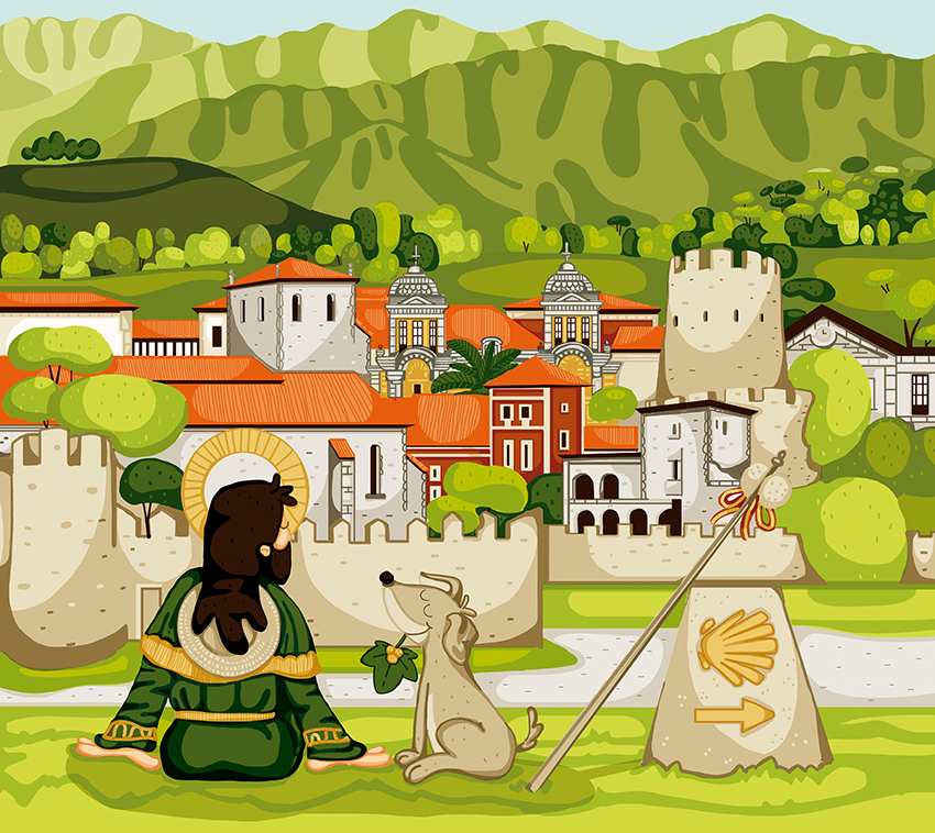 Placa apartamentos El Peregrino