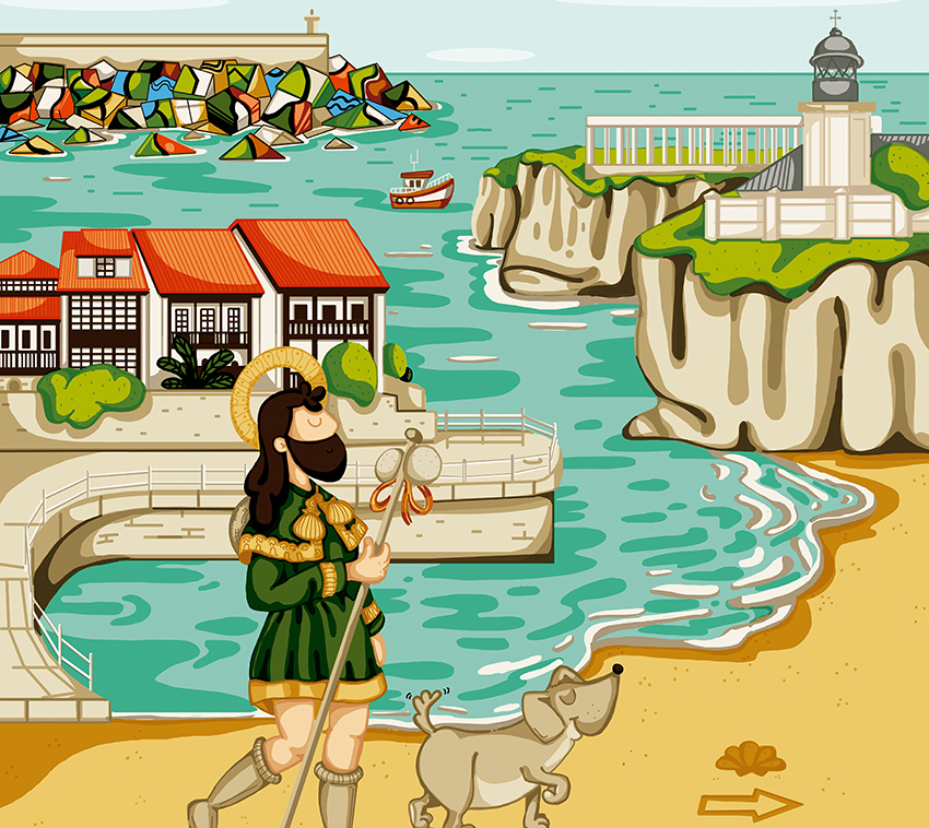 Placa apartamentos El Peregrino