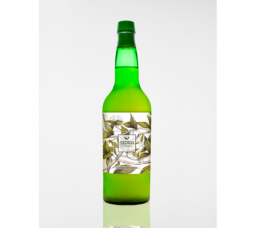 etiquetas de sidra asturiana