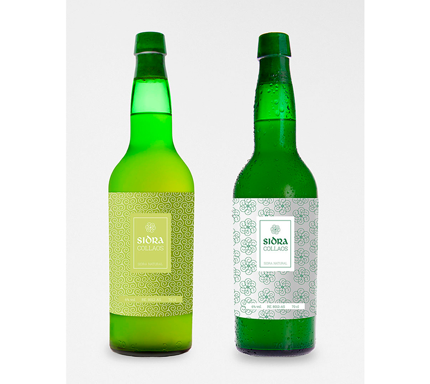 etiquetas de sidra asturiana