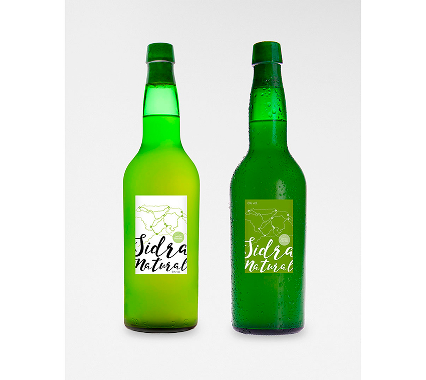 etiquetas de sidra asturiana