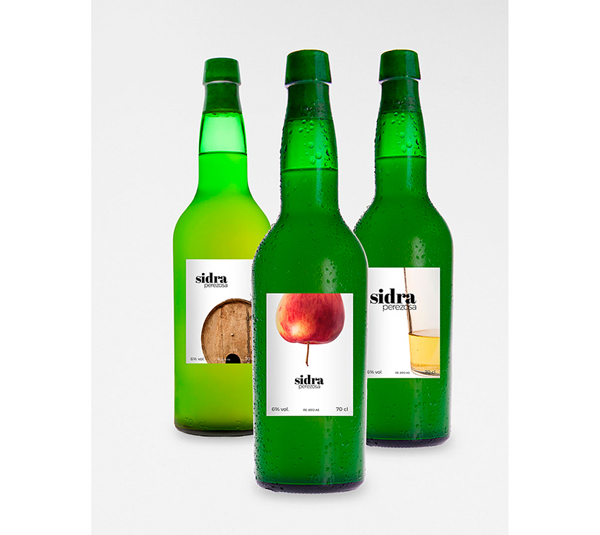 etiquetas de sidra asturiana