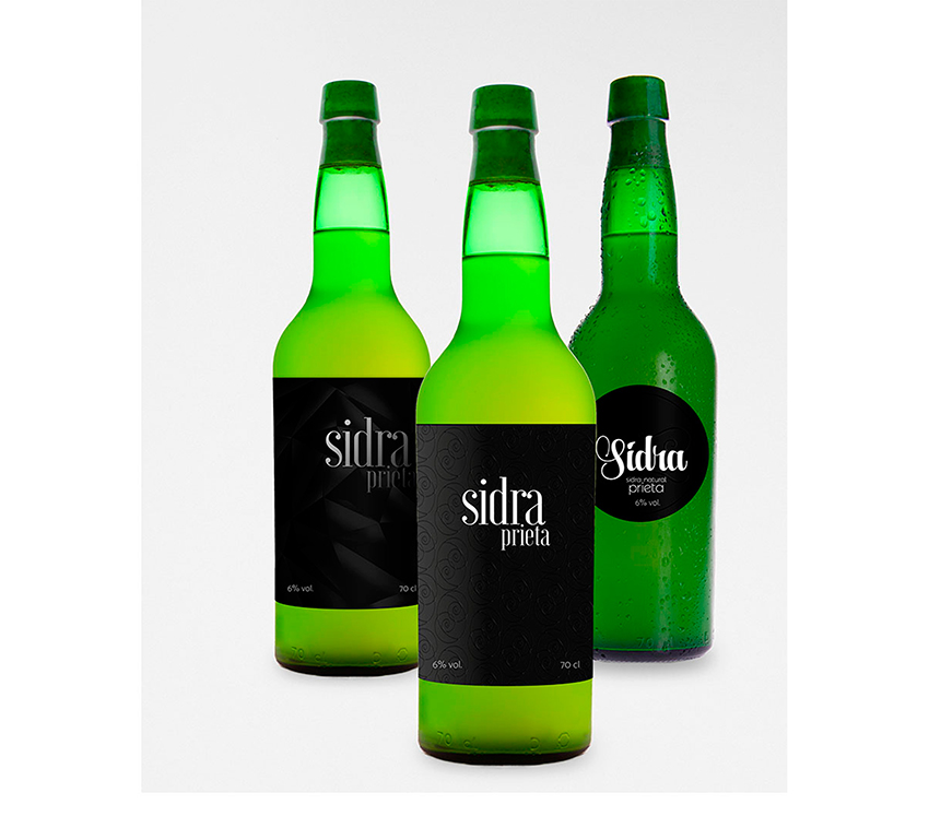 etiquetas de sidra asturiana