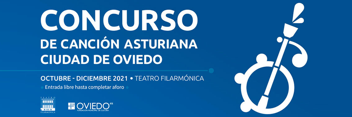 carteleria Concurso de Canción asturiana