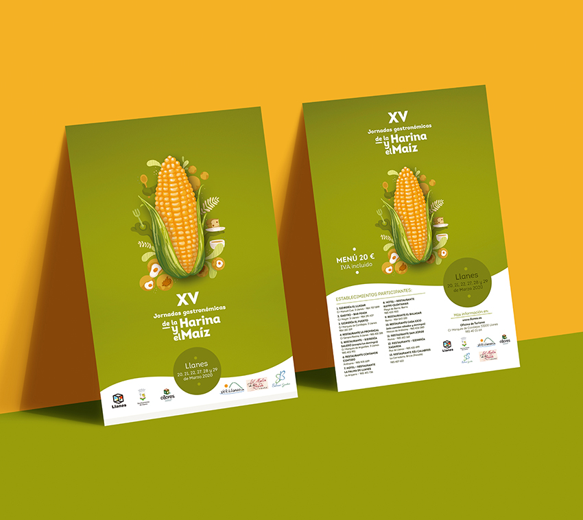 carteleria Jornadas de la Harina y del Maízs