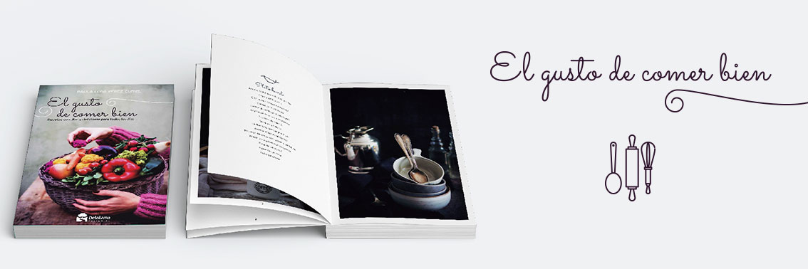 El gusto de comer bien book design