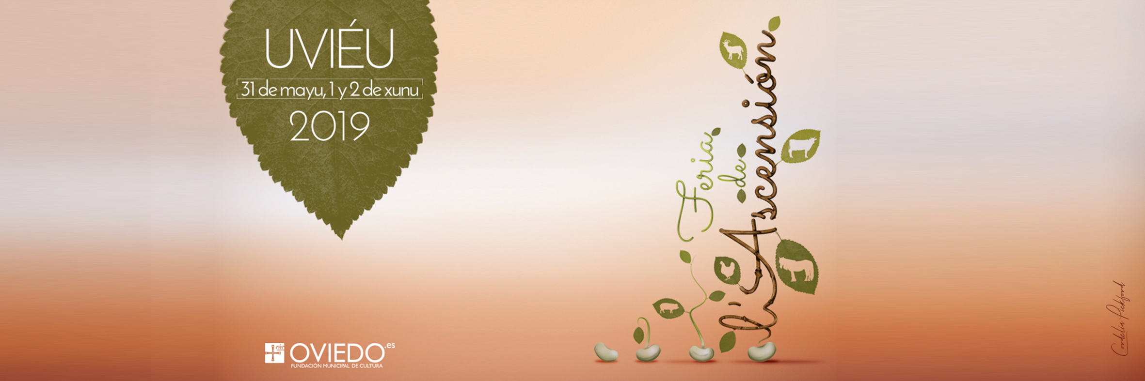 carteleria de La Feria de la Ascensión Oviedo 2019