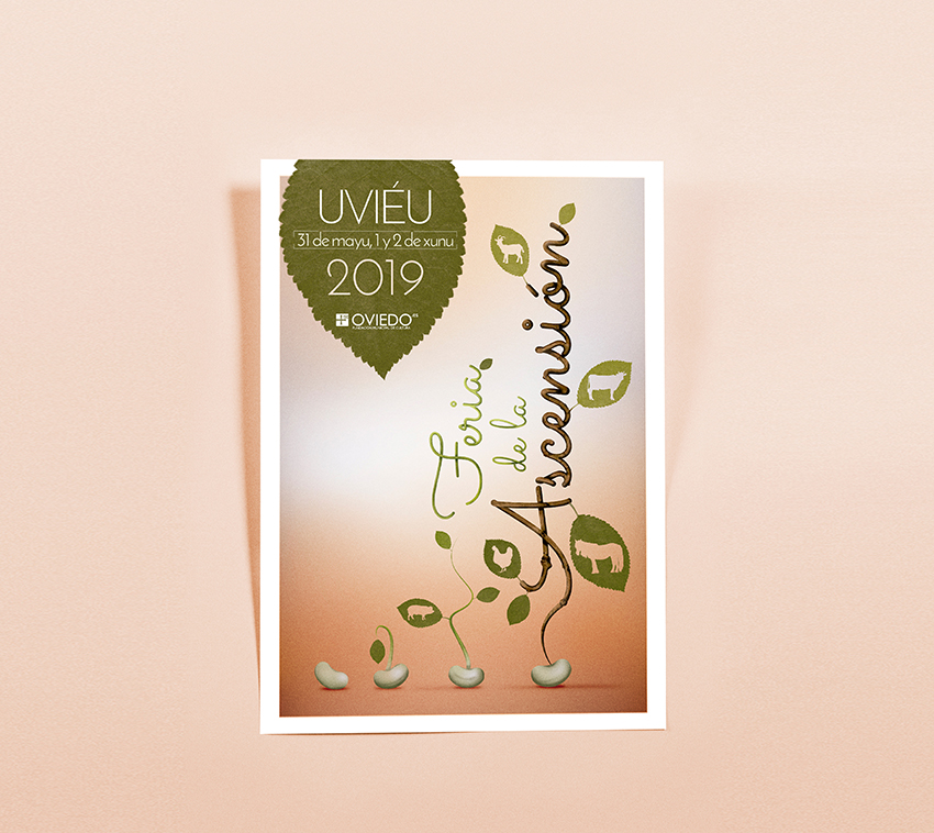 carteleria de La Feria de la Ascensión Oviedo 2019