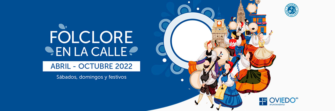 carteleria de folclore en la calle