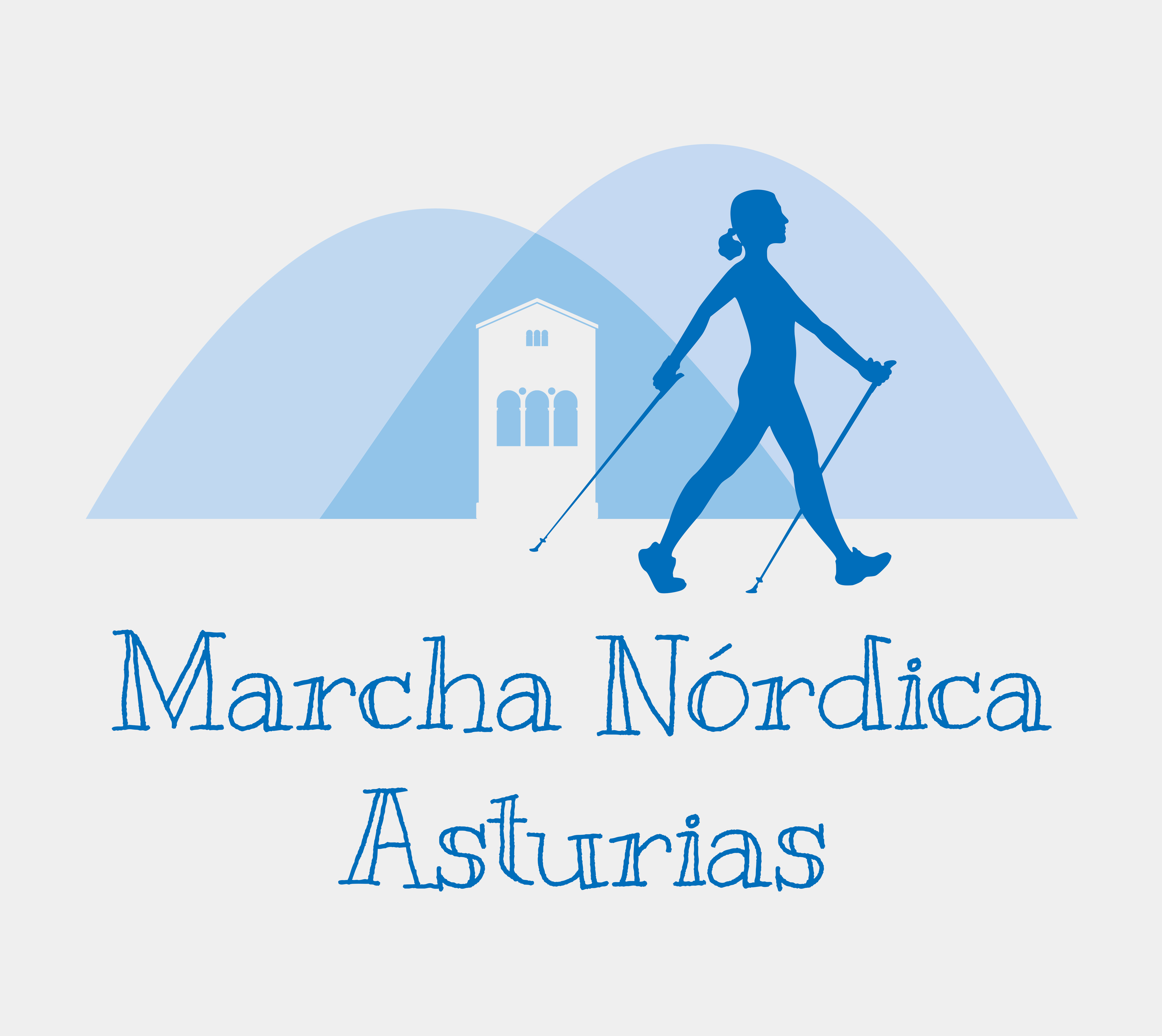 Logotipo de Marcha Nórdica Asturias