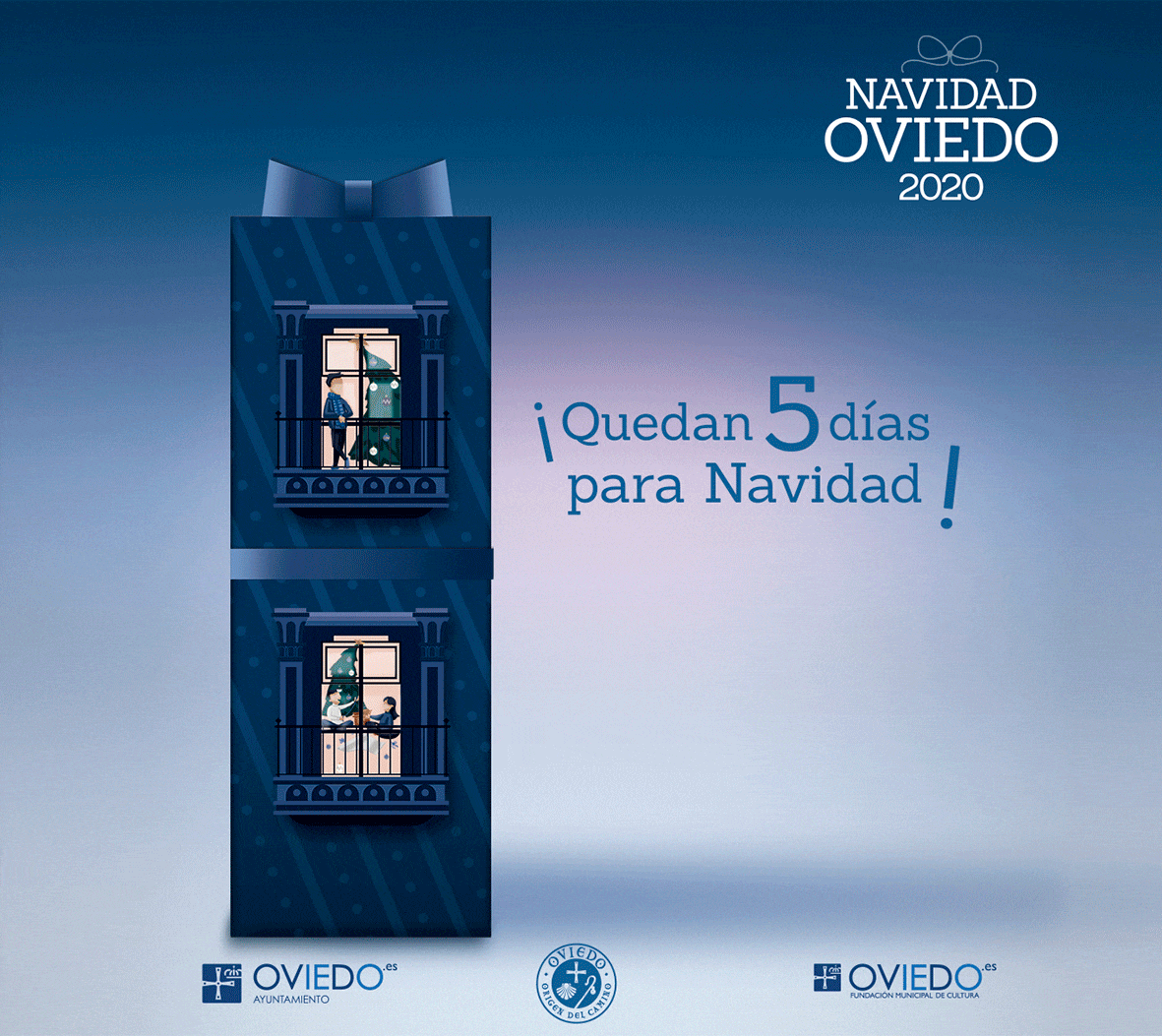 carteleria de Navidad Oviedo 2020