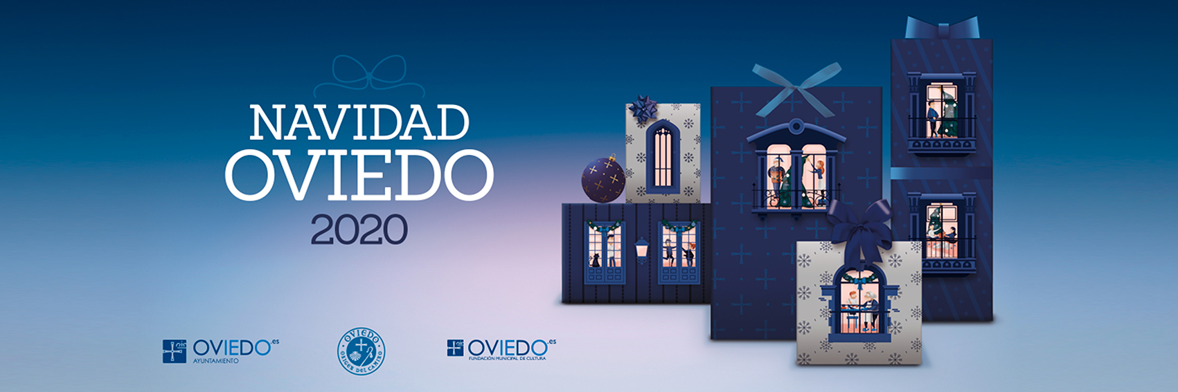 carteleria de Navidad Oviedo 2020