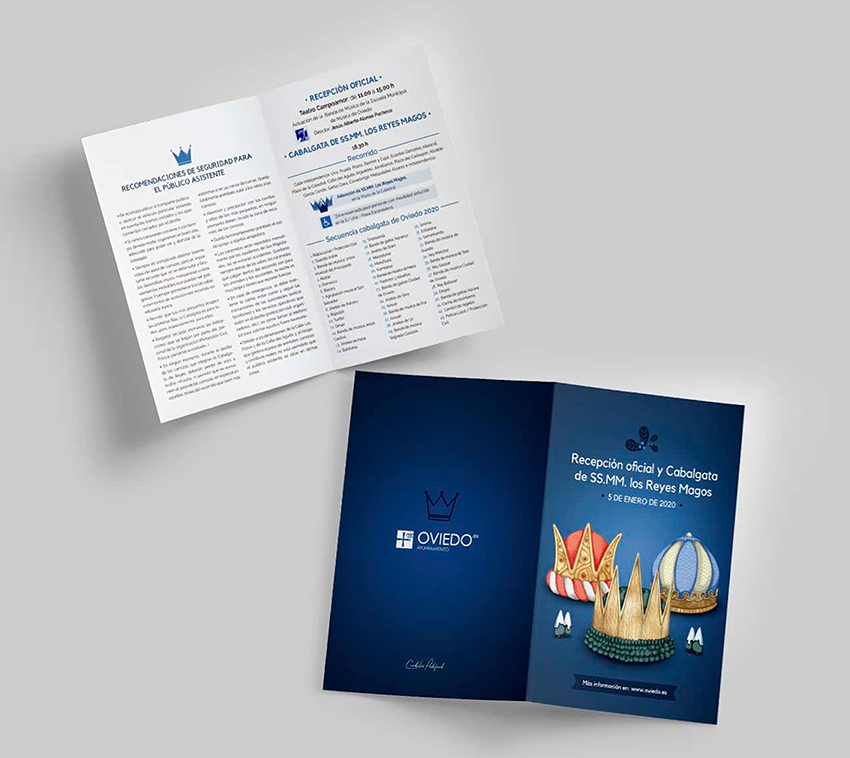 carteleria de Cabalgata Oviedo 2020