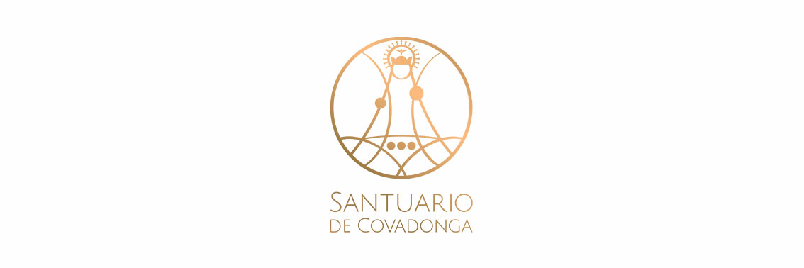 Santuary of Covadonga logo design