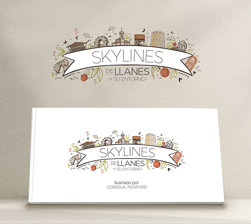 Skylines of Llanes illustrated book