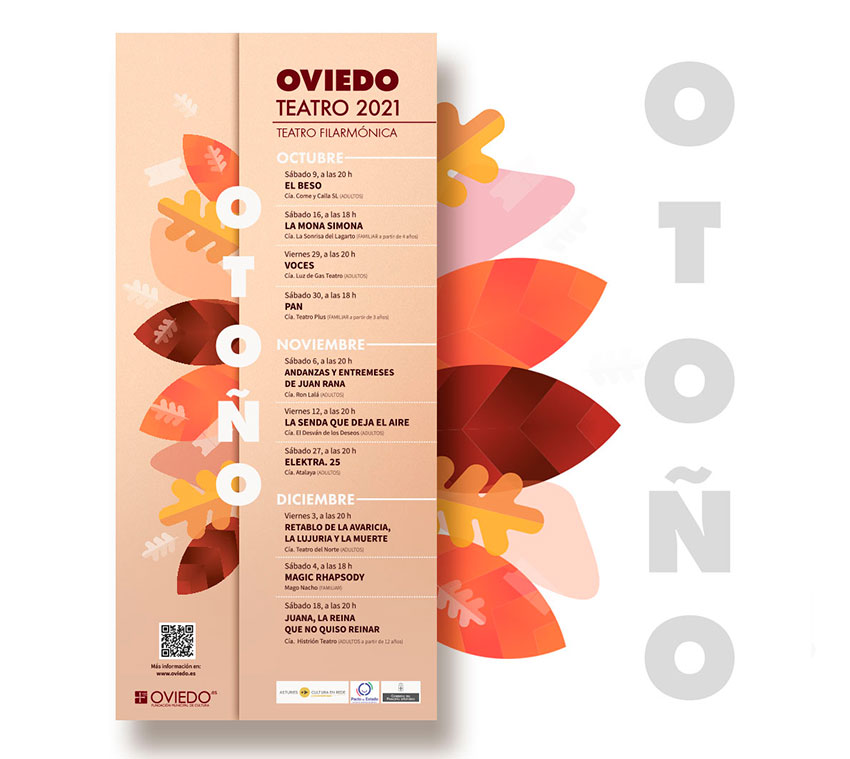 carteleria Teatro en otoño 2021