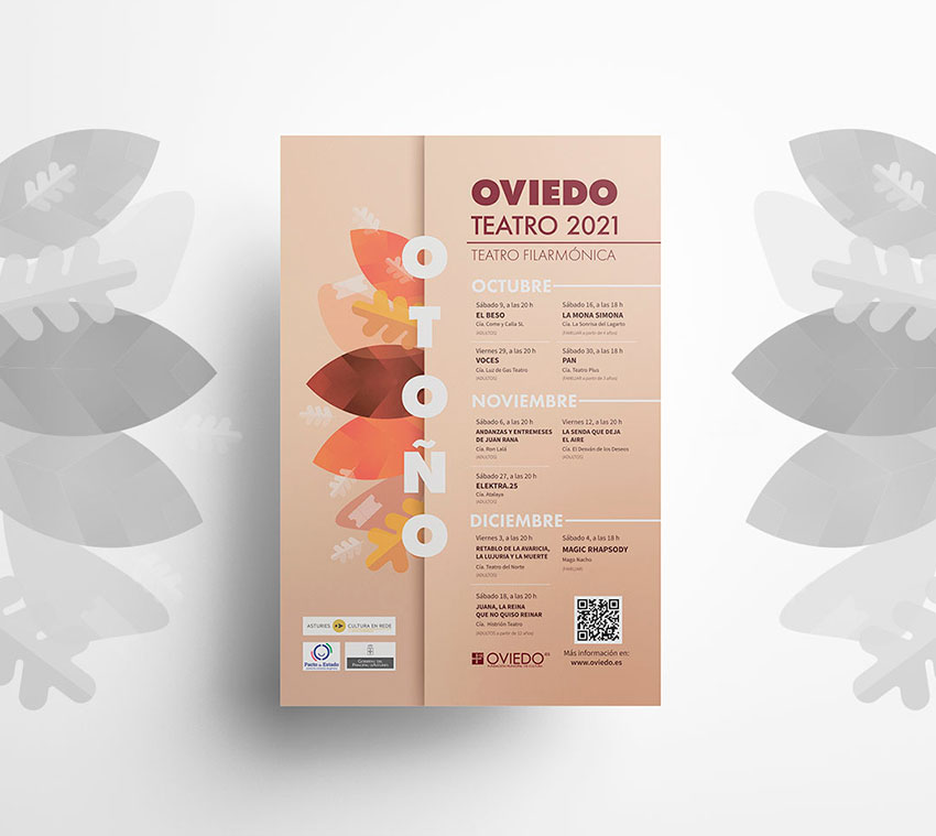 carteleria Teatro en otoño 2021